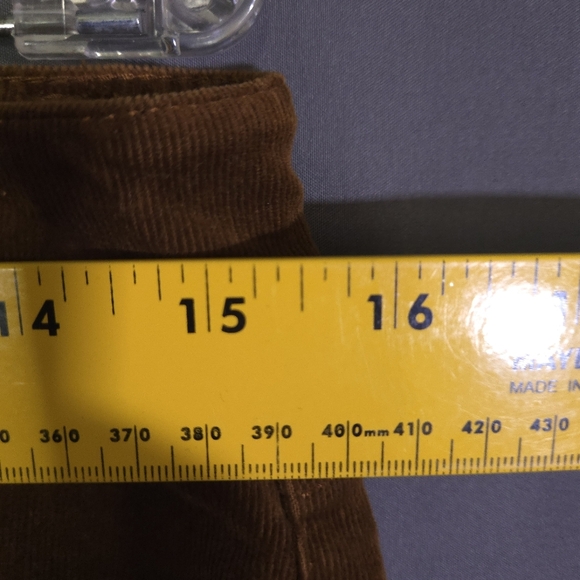 Talbots Corduroy Flare Pants Brown Size 6 Flawless Five Pocket - Picture 2 of 6